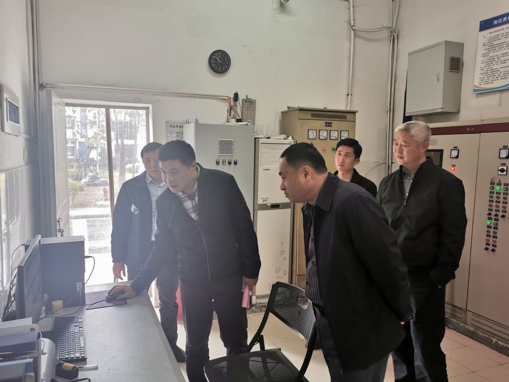 考察華僑大學(xué)污水處理廠(chǎng)