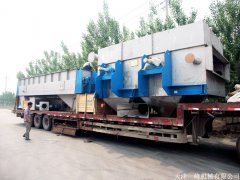 發(fā)貨時的雙鼓洗滌器及雙螺旋脫水機(jī)